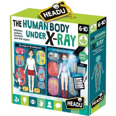 Headu Образователен пъзел Headu Montessori - Човешкото тяло (HEN22762)