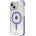GEAR4 Калъф за Apple iPhone 14, Gear D3O Santa Cruz Snap, лилав/прозрачен (702010128)