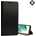 Gigapack Poco M8 Pro / Redmi Note 15 Pro Plus 5G GIGAPACK Калъф с капак, от естествена кожа, с поставка за маса, ЧЕРЕН (GP-182596)