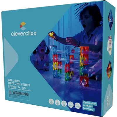 Cleverclixx Guličková dráha Ball Run Dazzling Lights Pack Intense 100ks