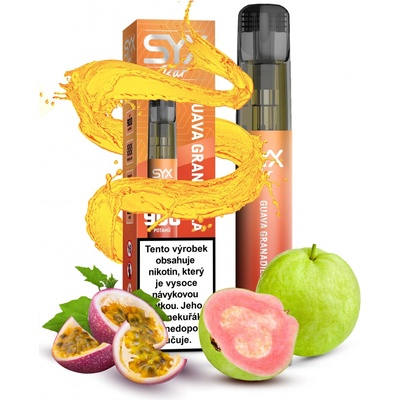 Syx Bar Guava Granadilla 16,5 mg 900 potáhnutí – Zboží Dáma