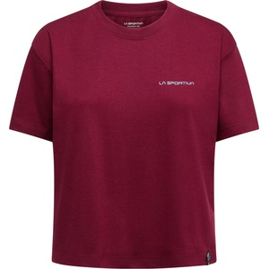 La Sportiva Дамска тениска La sportiva Women's Trilogy Crop T-Shirt - Redwood / Limestone - размер XL (916-7409-0215)
