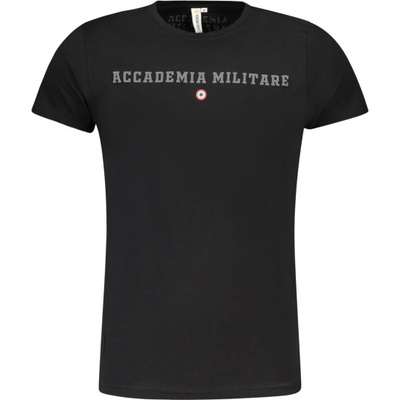 Accademia militare Тениска с къс ръкав military academy за мъже MILITARY ACADEMY, Размер XL, Цвят Черен (S5S637-5586_NE002)
