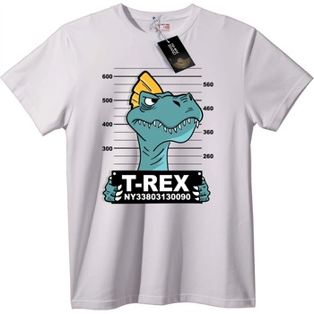 NOONEBRAND Тениска Досие на T-Rex - 2XL, Black