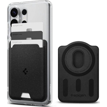 Spigen Magsafe Калъф за Карти за Samsung S, Spigen Urban Fit Mag Wallet Card Case, Черен (AFA09208)
