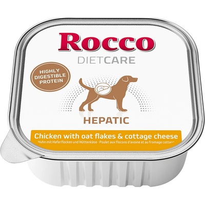 Rocco Diet Care Hepatic kuracie s ovsenými vločkami a syrom cottage 10 x 150 g