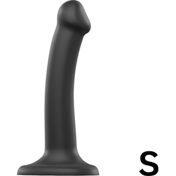 Strap On Me Dual S - Двойно слоен дилдо (черен)