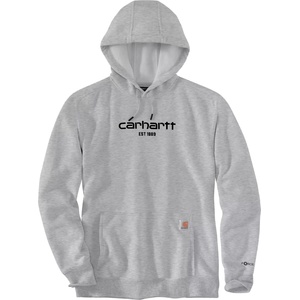 Carhartt WIP Мъжки суичър Carhartt Force Graphic Sweatshirt Hoodie - Asphalt Heather (017-4589-0112)