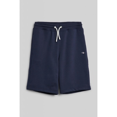 Gant teplákové šortky shield sweat shorts modrá