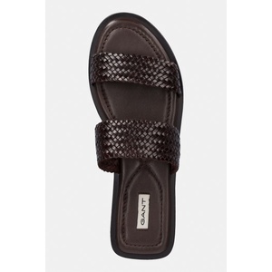 Gant чехли с равна подметка дамски от кожа Sunlaz