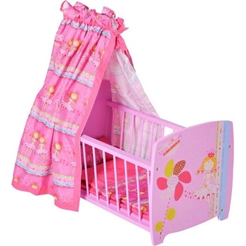 Knorrtoys Postieľka pre bábiky Princess drevo 52 x 30 x 29 cm