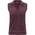K-Way Дамска поло тениска K-Way Women's Jaligne Stripes Polo shirt - Violet Burnished / Violet - размер XL (916-6717-0215)
