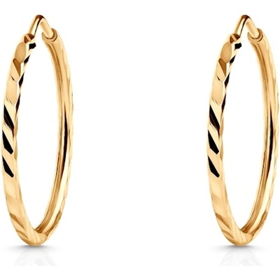 SAVICKI Обеци savicki: жълто злато