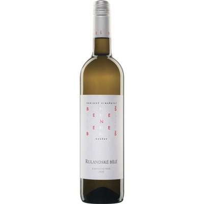 Beneš Rulandské bílé kabinet 2025 12,5% 0,75 l (čistá fľaša)