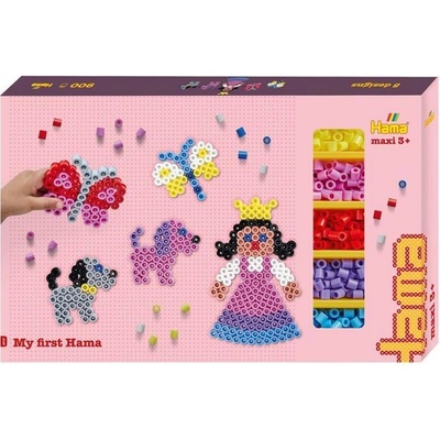 Hama zažehlovací korálky - MAXI Box, 900ks Moje první Hama
