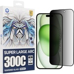 LITO Протектор за iPhone 15 Plus - Lito D+ Max Privacy 300C - Черен