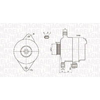 Alternátor MAGNETI MARELLI 063731793010
