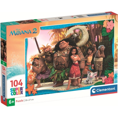 Clementoni Детски пъзел Clementoni от 104 части - Смелата Ваяна 2 (61436)