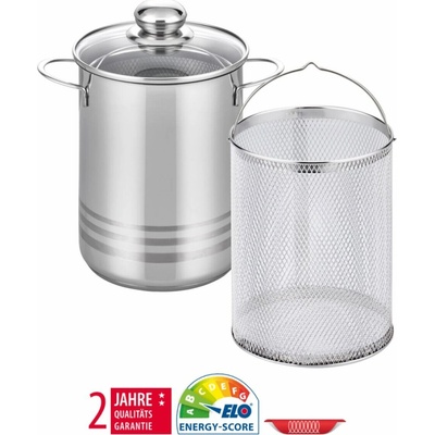 ELO Brillant Hrniec na špargľu 16 cm, 4 l, nerezový BASIC 22616
