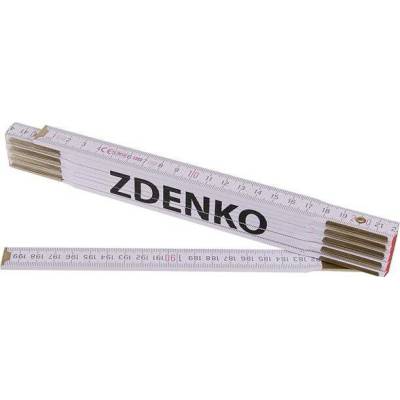 Kola Pirkl Metr skládací 2m ZDENKO Profi bílý dřevo
