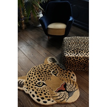 Doing Goods Вълнен килим Doing Goods Himani Leopard Head (1.45.10.070.700.5)