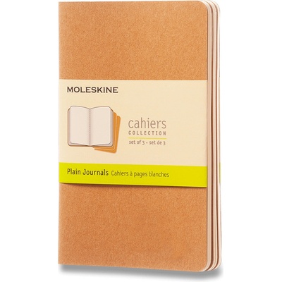 Moleskine Sešity Cahier A6 čisté 3 ks karton