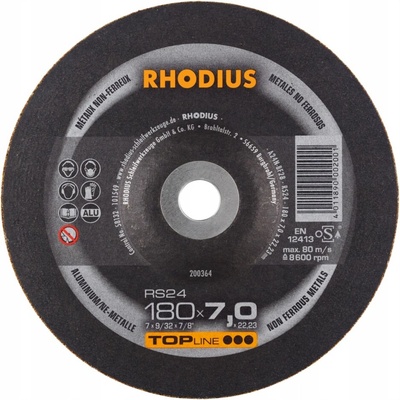 Rhodius brúsny kotúč 180 x 7,0 x 22,23 mm 200364