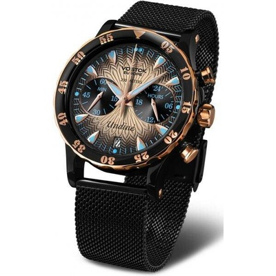 Vostok Europe VK64/515E627 černý ocelový náramek