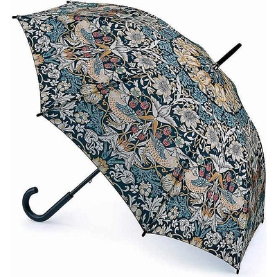 Fulton William Morris Kensington 2 Strawberry Thief deštník dámský holový zelený