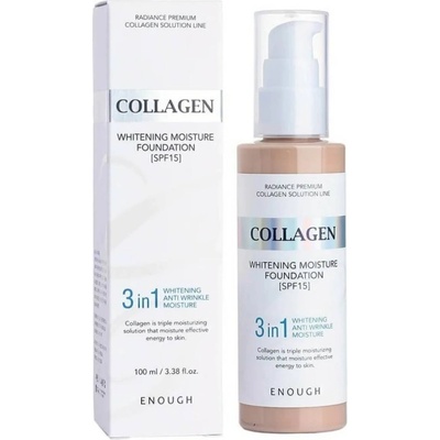 Enough Collagen Фон дьо тен 3 в 1, SPF15, N23, 100 ml