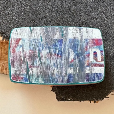 Wood Style opasek Skejt Kulatý spona 13 Hnědá