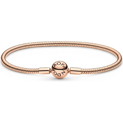 Pandora Luxusní bronzový náramek Rose Moments 580728 18 cm
