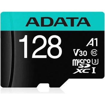Image 1 of ADATA microSDXC 128GB UHS-I/C10 AUSDX128GUI3V30SA1-RA1