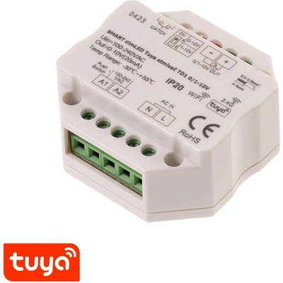 Stmívač SMART dimLED Tuya TD1 0/1-10V - Stmívač SMART dimLED Tuya TD1 0/1-10V TL-065505 065505