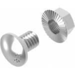 Baks Mushroom bolt + strapped cap SGKM6x16 655061 /100pcs. /