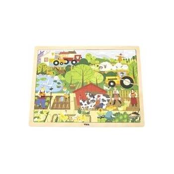 Vigan Viga Viga 44587 Puzzle on the subclade 48 elements - getting to know the zoo