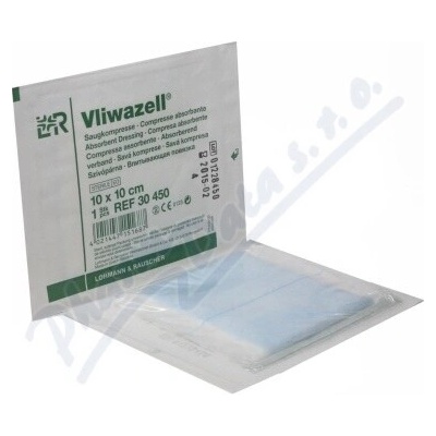 Vliwazell Komprese sterilní vysoce absorpční 10 x 10 cm 60 ks
