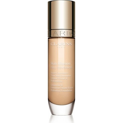 Clarins Skin Illusion Hydrating Foundation vysoko krycí make-up 100.3N 30 ml