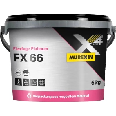 MUREXIN Spárovací malta Platinum FX 66 Barva: silbergrau, Množství v balení: 6kg