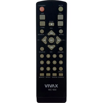 GENERAL VIVAX MC-600 - съвместимо дистанционно управление на марката General (MC-600)