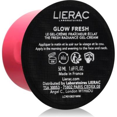 LIERAC Glow Fresh The Radiance Plumping Gel-Cream освежаващ гел крем 50ml