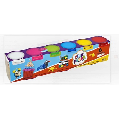 Nova Color Modelovací hmota Play Dough 6 x 130 g