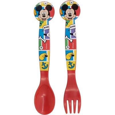STOR Detský pribor Mickey Mouse BETTER TOGETHER sada 2ks
