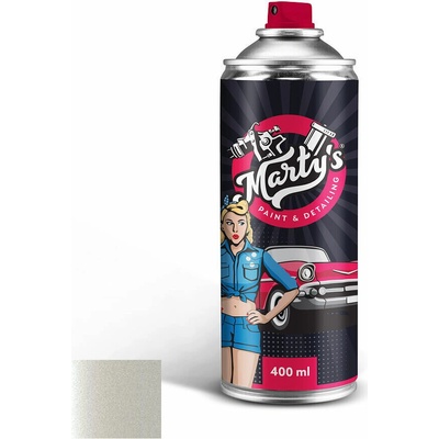 Marty's Autolak ve spreji Nissan QAB Ivory White 2ks/bal 400ml