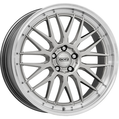 DOTZ Bilbao 8x18 5x112 ET35 blaze silver polished