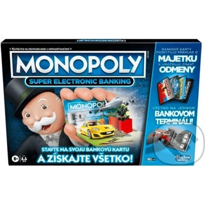 Hasbro Monopoly Super elektronické bankovnictví SK