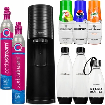 Sodastream Terra Black + 3 láhve – Zboží Dáma
