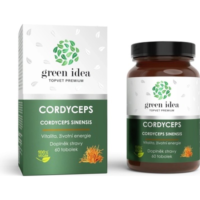 Green idea Cordyceps bylinný extrakt 60 tablet