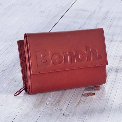 Bench Bench Kožená peňaženka Wonder červená