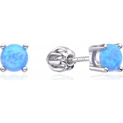 Jan Kos jewellery stříbrné náušnice s opálem MHT-3483/SL00